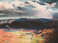Tableau, paysage 5, huile, vente, Galerie Alain Arlettaz, Genève